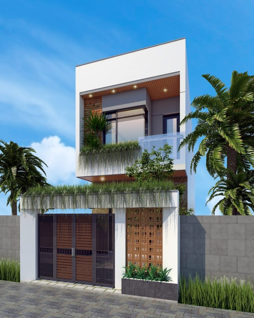 Mẫu nhà phố 2 tầng, 3 tầng