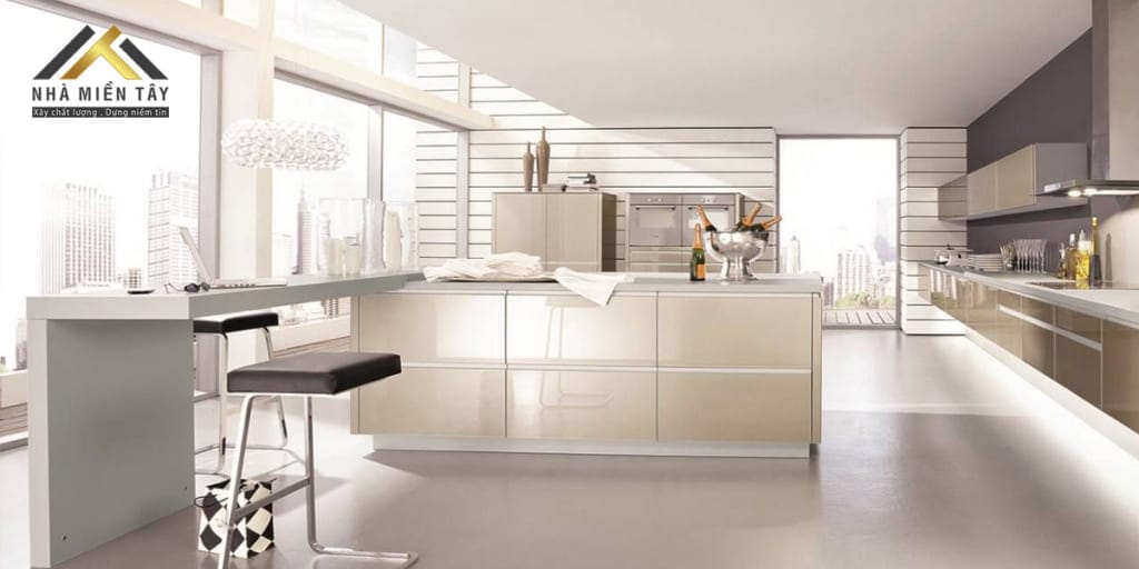 Giá trị của phong cách nội thất Hitech đến từ giá trị thẩm mỹ của các loại vật liệu ứng dụng công nghệ cao trong chế tác. 