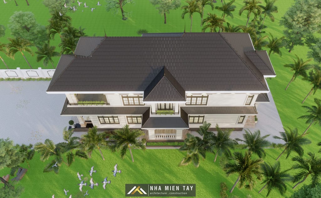 Nhà vườn vừa đẹp, hợp phong thủy vừa không tốn nhiều diện tích