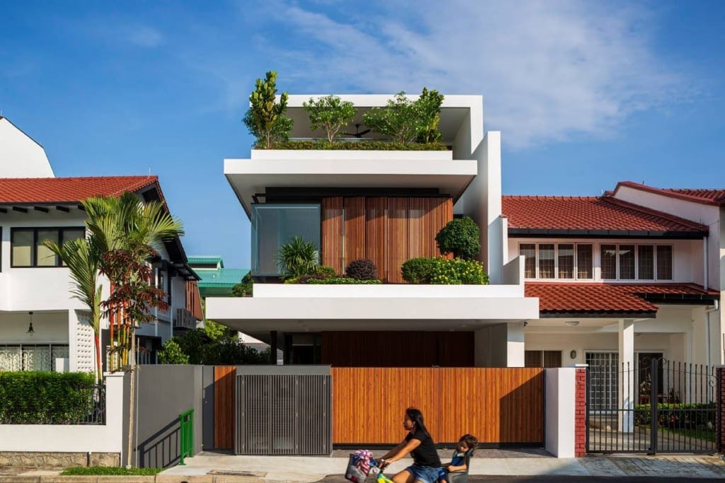 Nhà phố hiện đại mặt tiền 9m đẹp