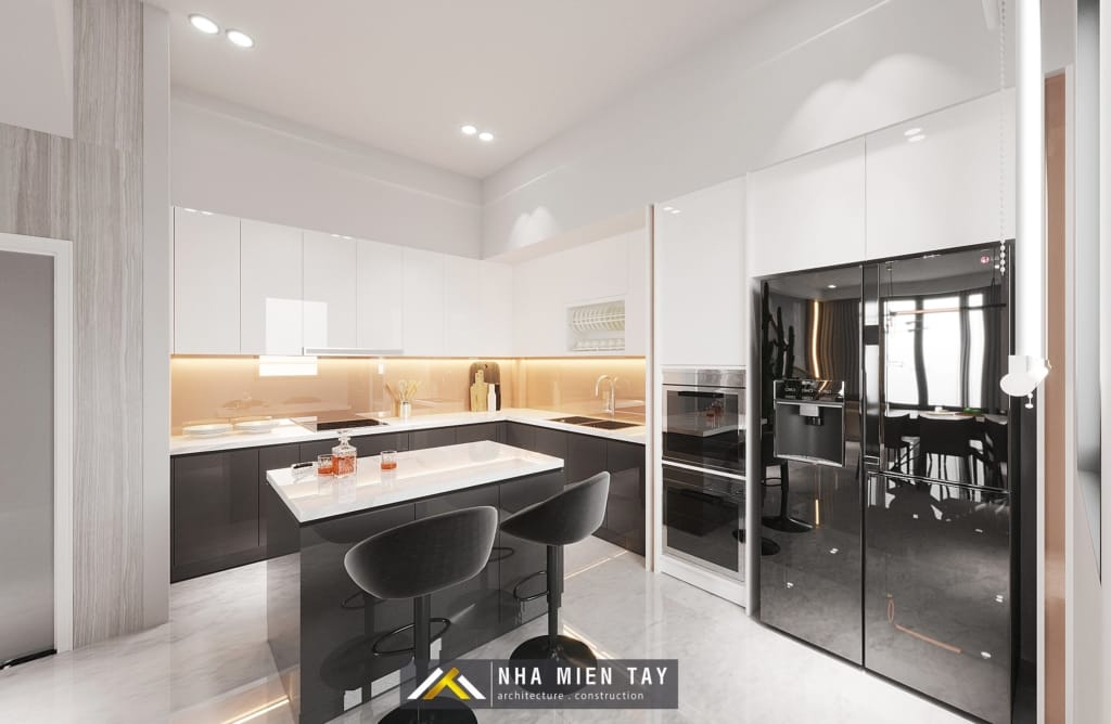 Nhà phố 3 tầng tân cổ điển