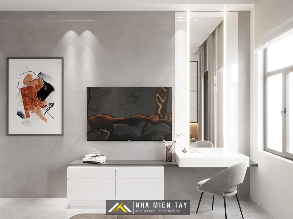 Nhà phố 3 tầng tân cổ điển