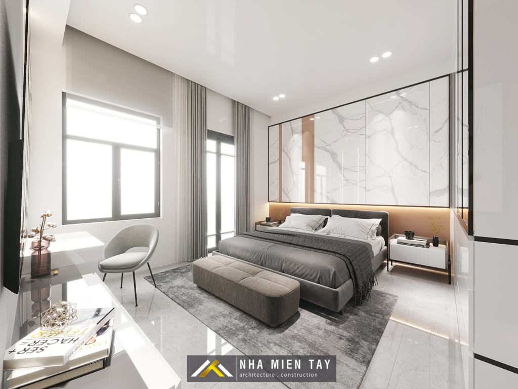 Nhà phố 3 tầng tân cổ điển