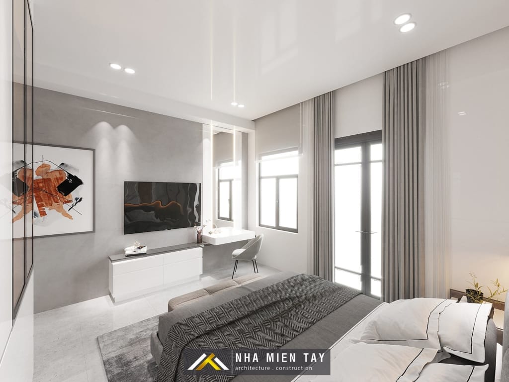 Nhà phố 3 tầng tân cổ điển