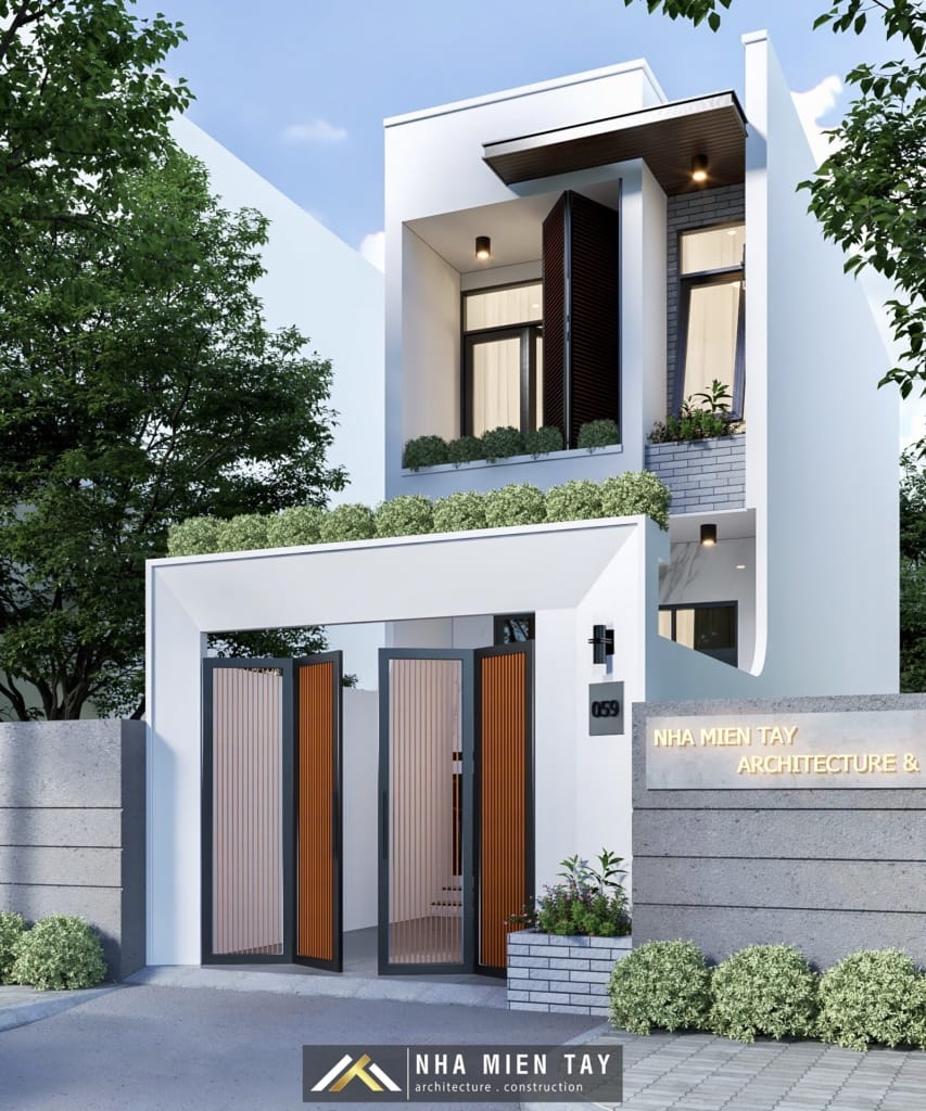 Nhà phố 2 tầng hiện đại