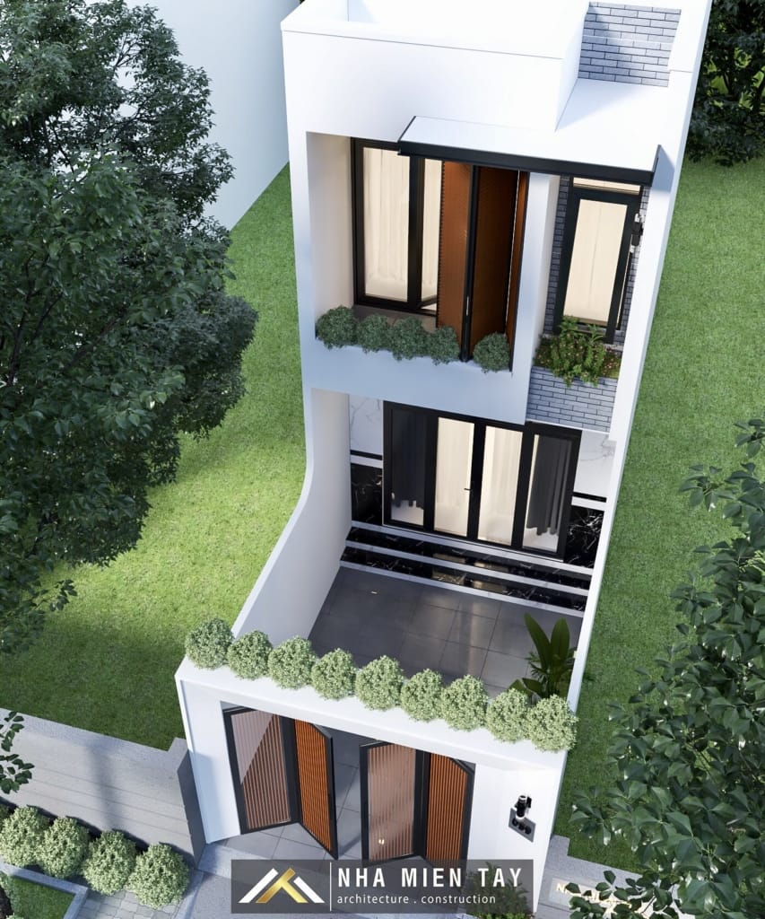 Nhà phố 2 tầng hiện đại