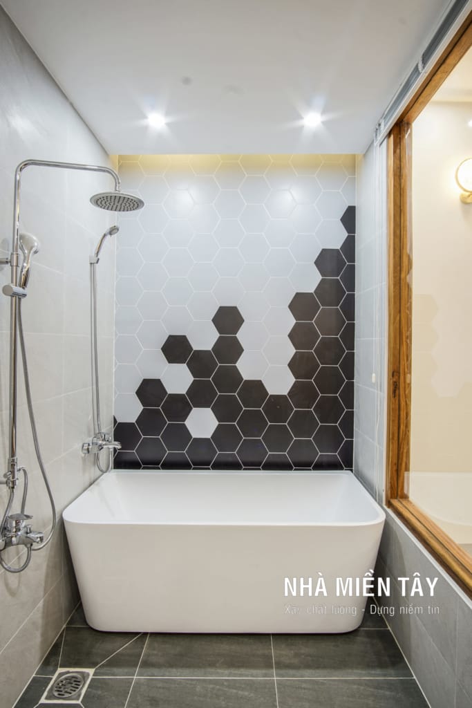 nhà phố 4 tầng hiện đại