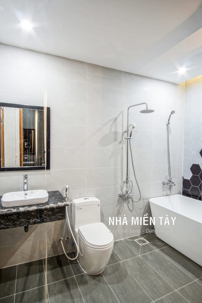 nhà phố 4 tầng hiện đại