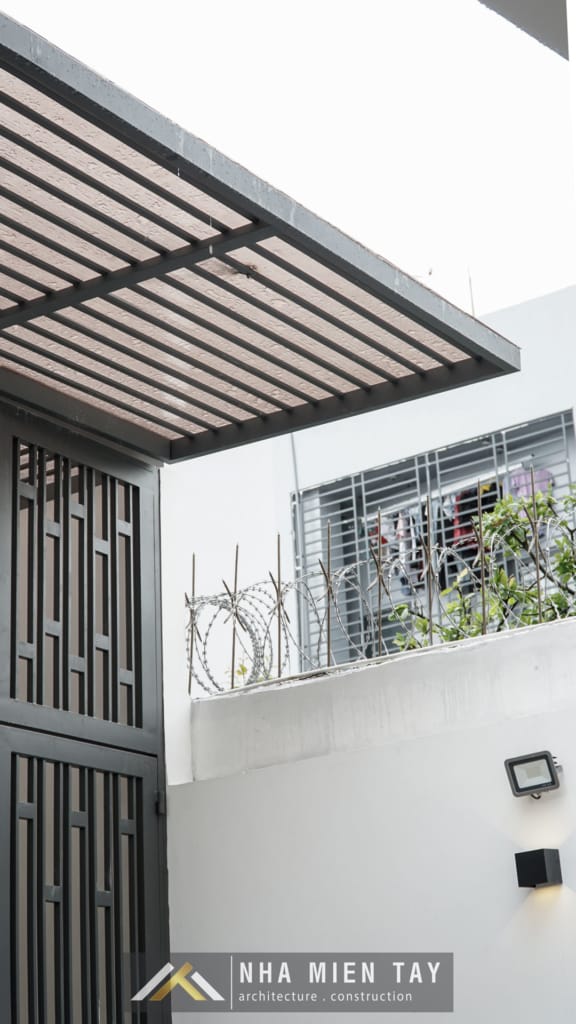 mặt tiền nhà cấp 4 hiện đại