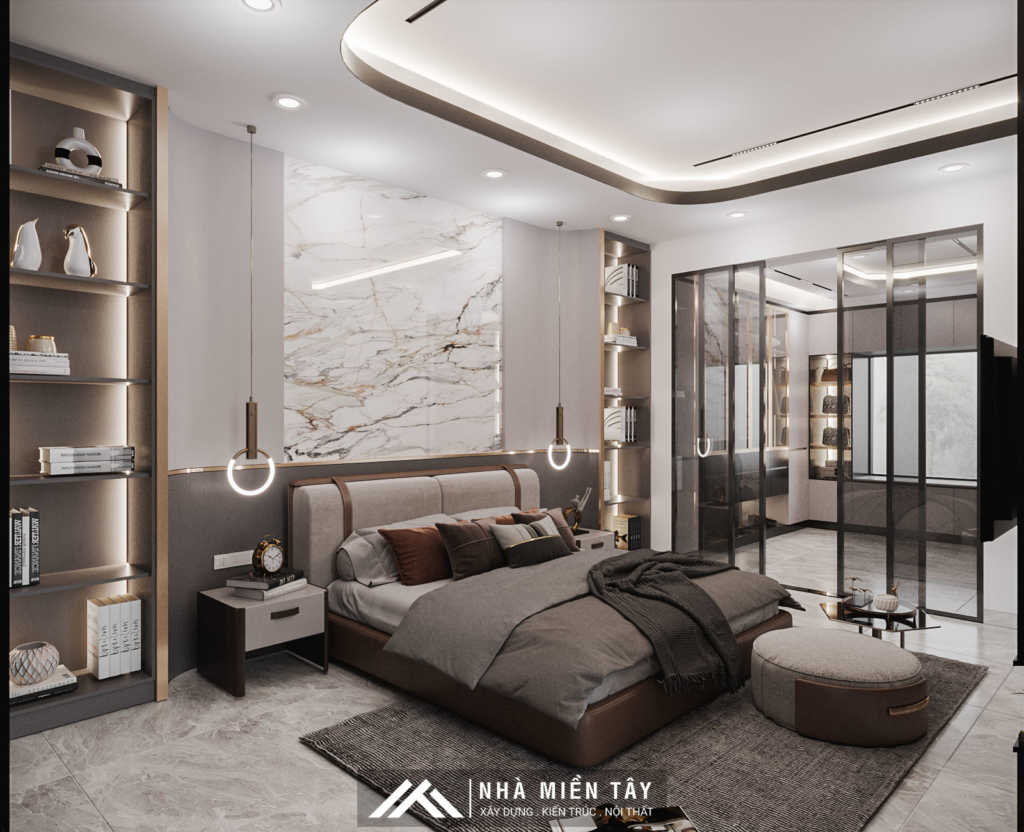 Nội thất biệt thự hiện đại 3 tầng