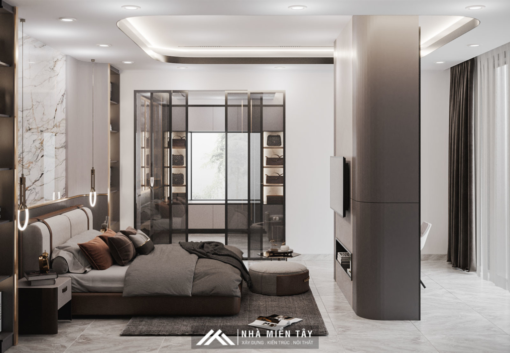 Nội thất biệt thự hiện đại 3 tầng