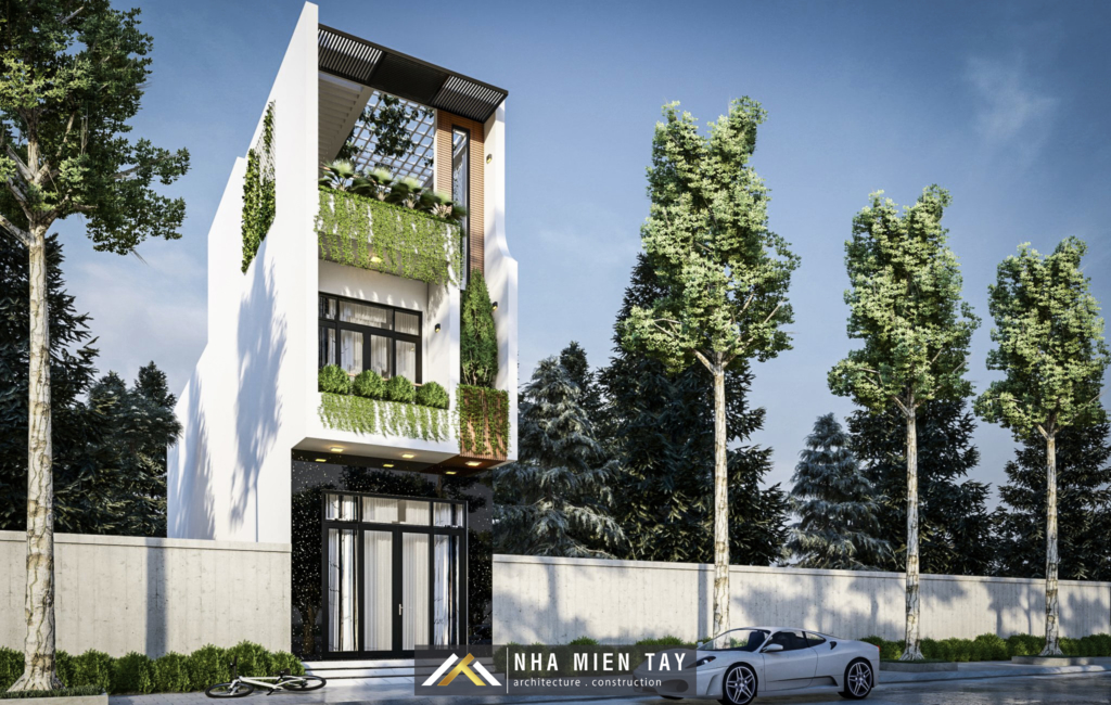 Nhà phố 3 tầng hiện đại