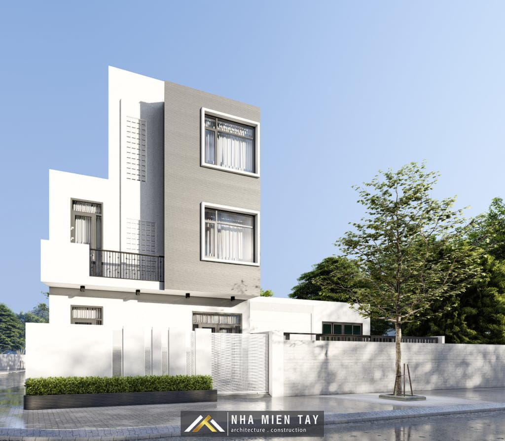 Nhà phố 3 tầng hiện đại