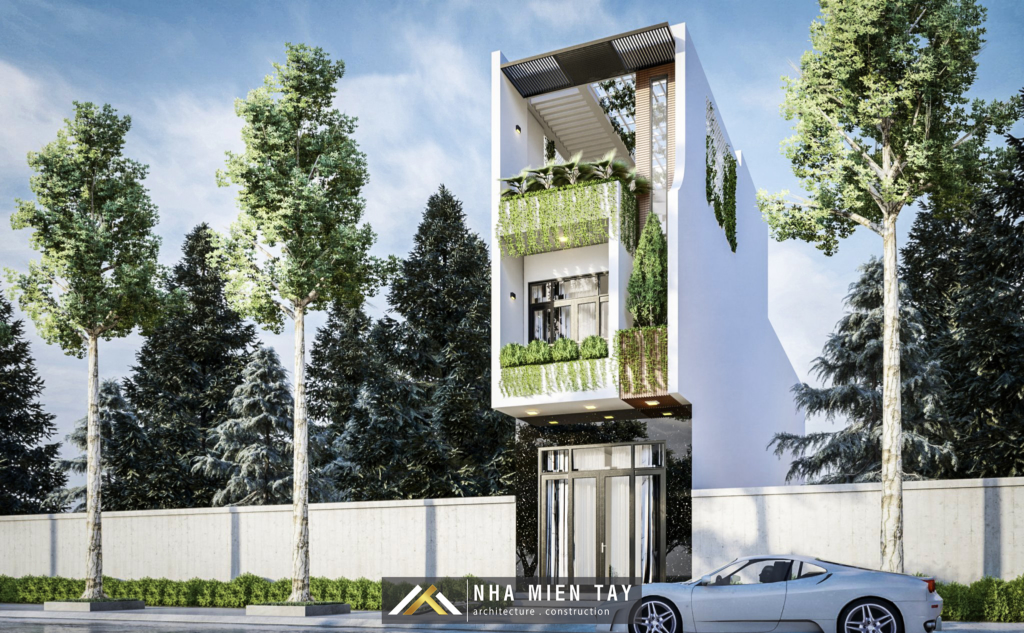 Nhà phố 3 tầng hiện đại