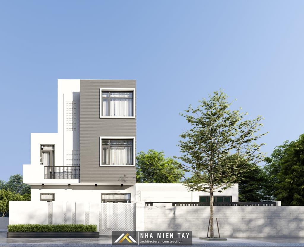 Nhà phố 3 tầng hiện đại