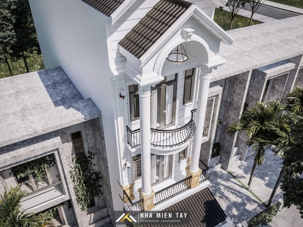 nhà phố 3 tầng tân cổ điển